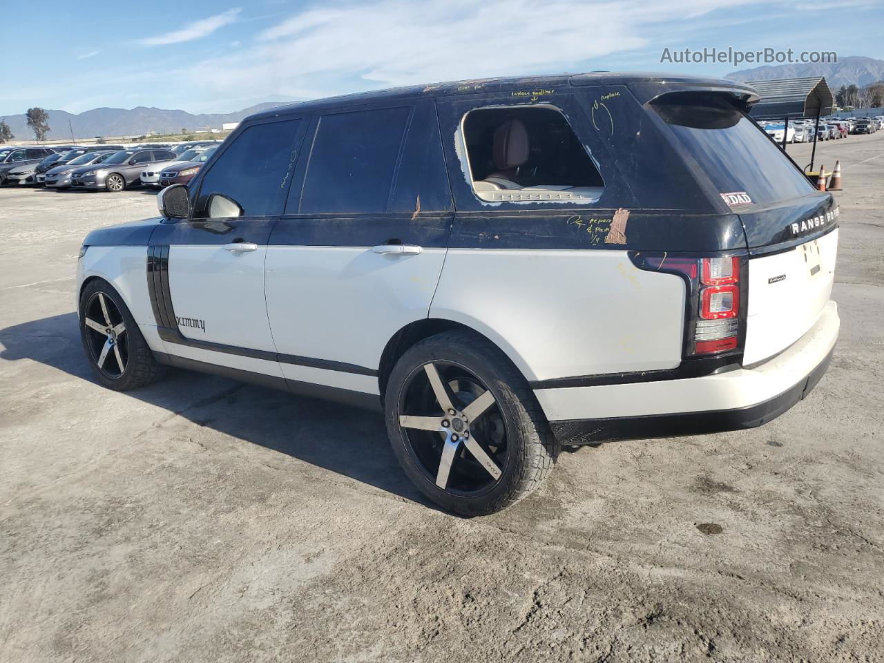 2014 Land Rover Range Rover Autobiography White vin: SALGV2EF2EA145625