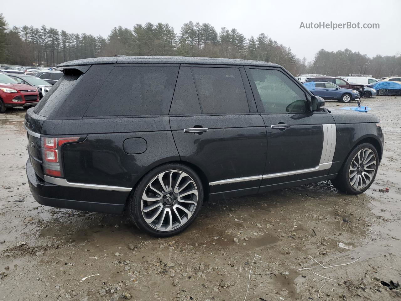 2014 Land Rover Range Rover Autobiography Черный vin: SALGV2EF6EA144428