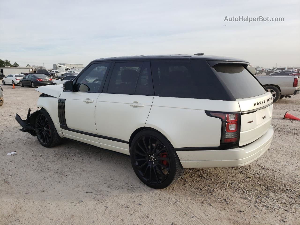 2014 Land Rover Range Rover Autobiography White vin: SALGV2EF6EA150889