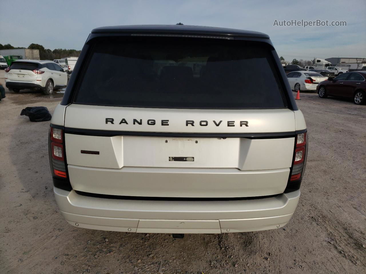 2014 Land Rover Range Rover Autobiography White vin: SALGV2EF6EA150889