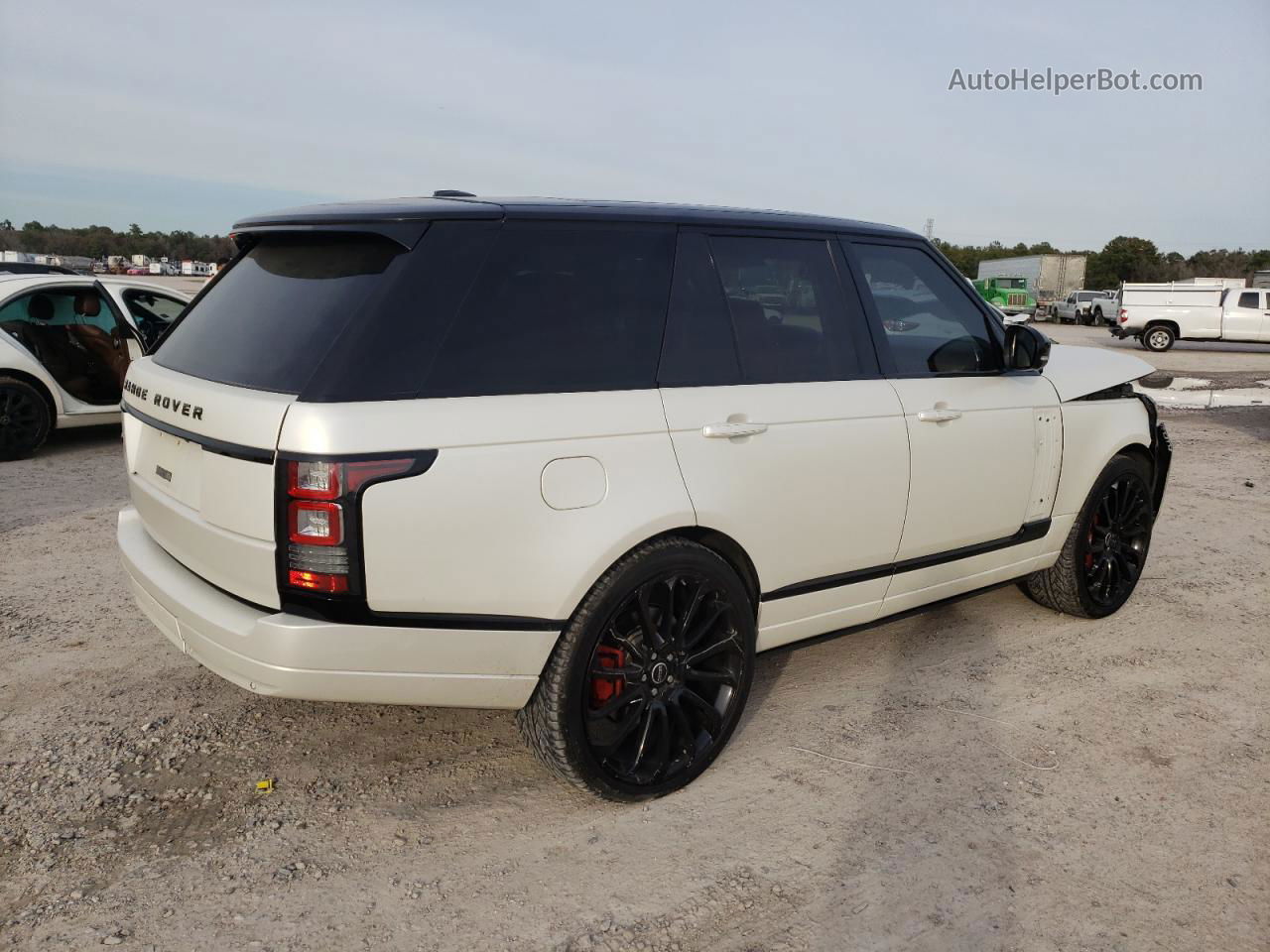 2014 Land Rover Range Rover Autobiography White vin: SALGV2EF6EA150889