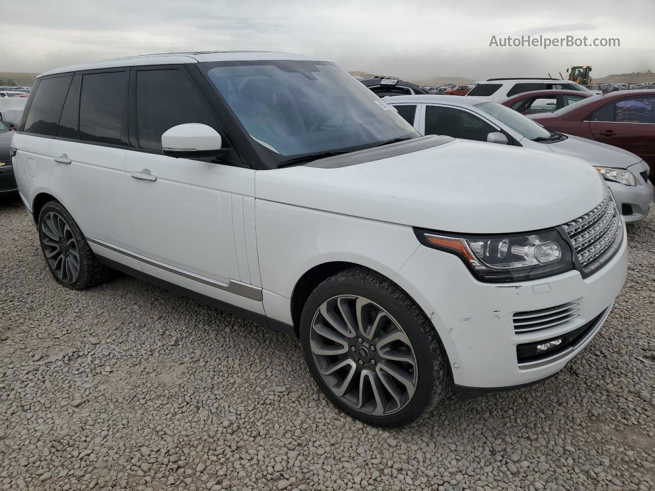 2015 Land Rover Range Rover Autobiography White vin: SALGV2TF7FA230478