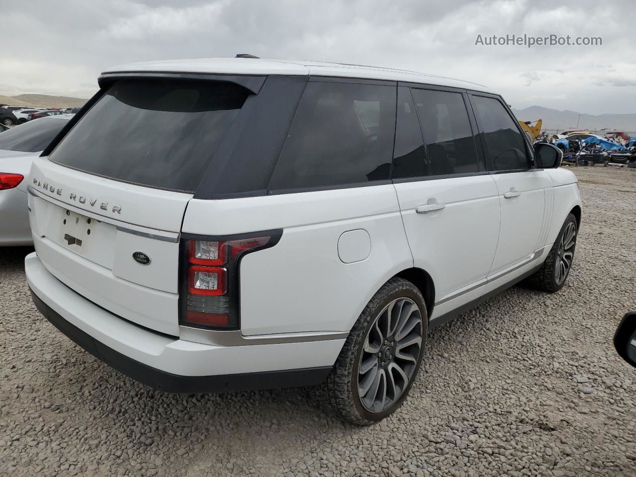 2015 Land Rover Range Rover Autobiography White vin: SALGV2TF7FA230478