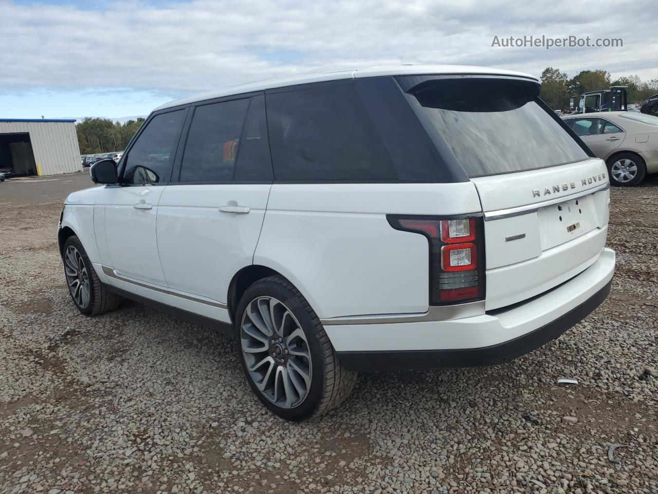 2015 Land Rover Range Rover Autobiography White vin: SALGV2TF7FA230478