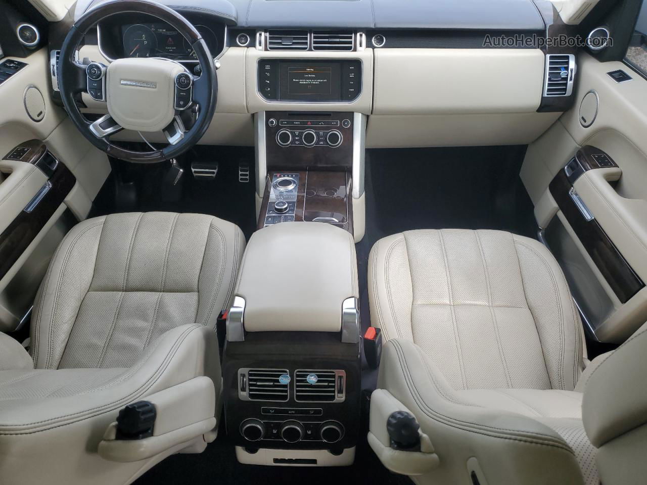 2015 Land Rover Range Rover Autobiography Белый vin: SALGV2TF7FA230478