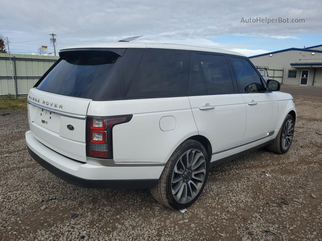 2015 Land Rover Range Rover Autobiography Белый vin: SALGV2TF7FA230478