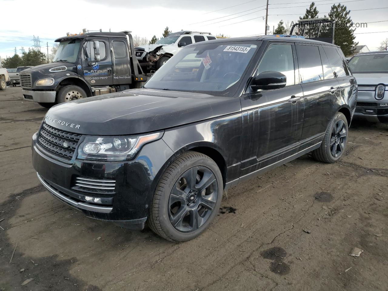 2015 Land Rover Range Rover Autobiography Black vin: SALGV2TFXFA230426