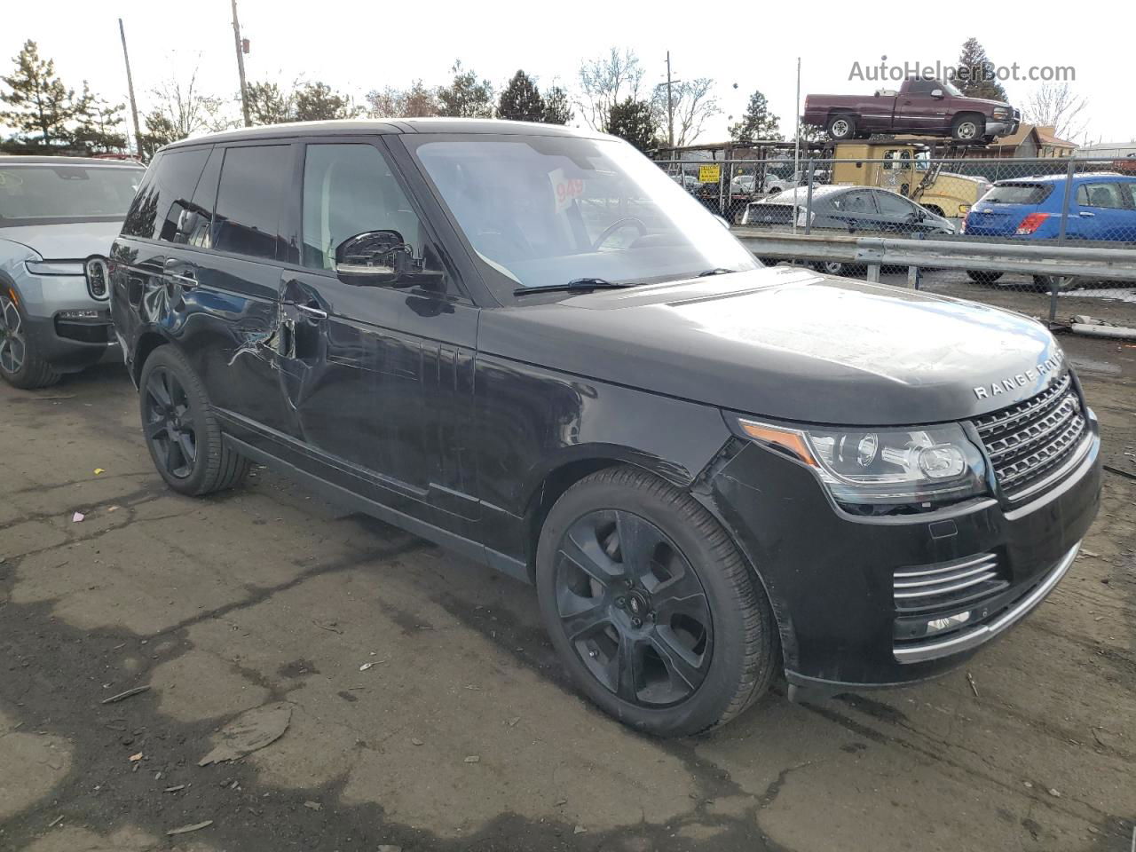 2015 Land Rover Range Rover Autobiography Black vin: SALGV2TFXFA230426