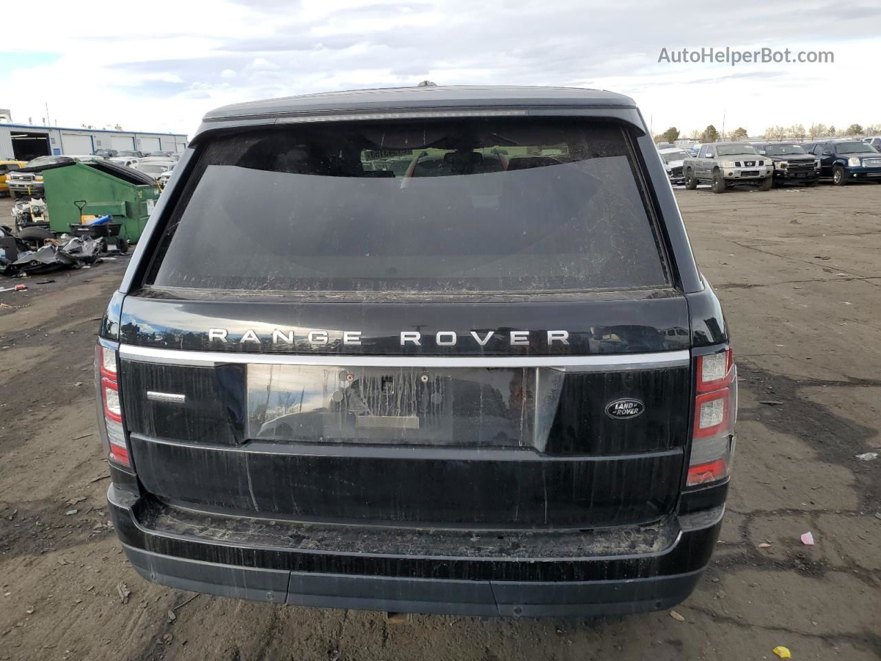 2015 Land Rover Range Rover Autobiography Black vin: SALGV2TFXFA230426