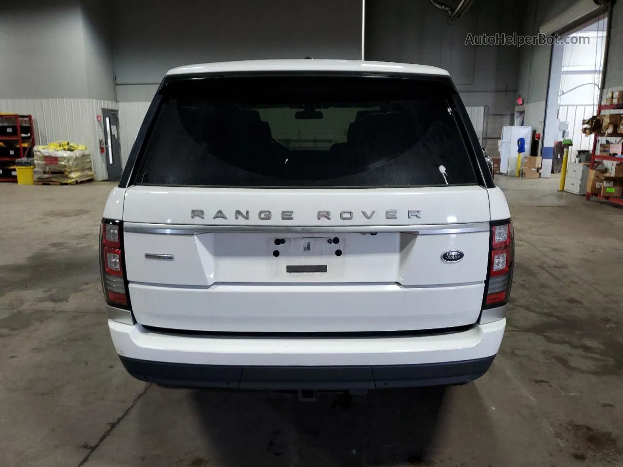 2015 Land Rover Range Rover Autobiography White vin: SALGV2TFXFA234167