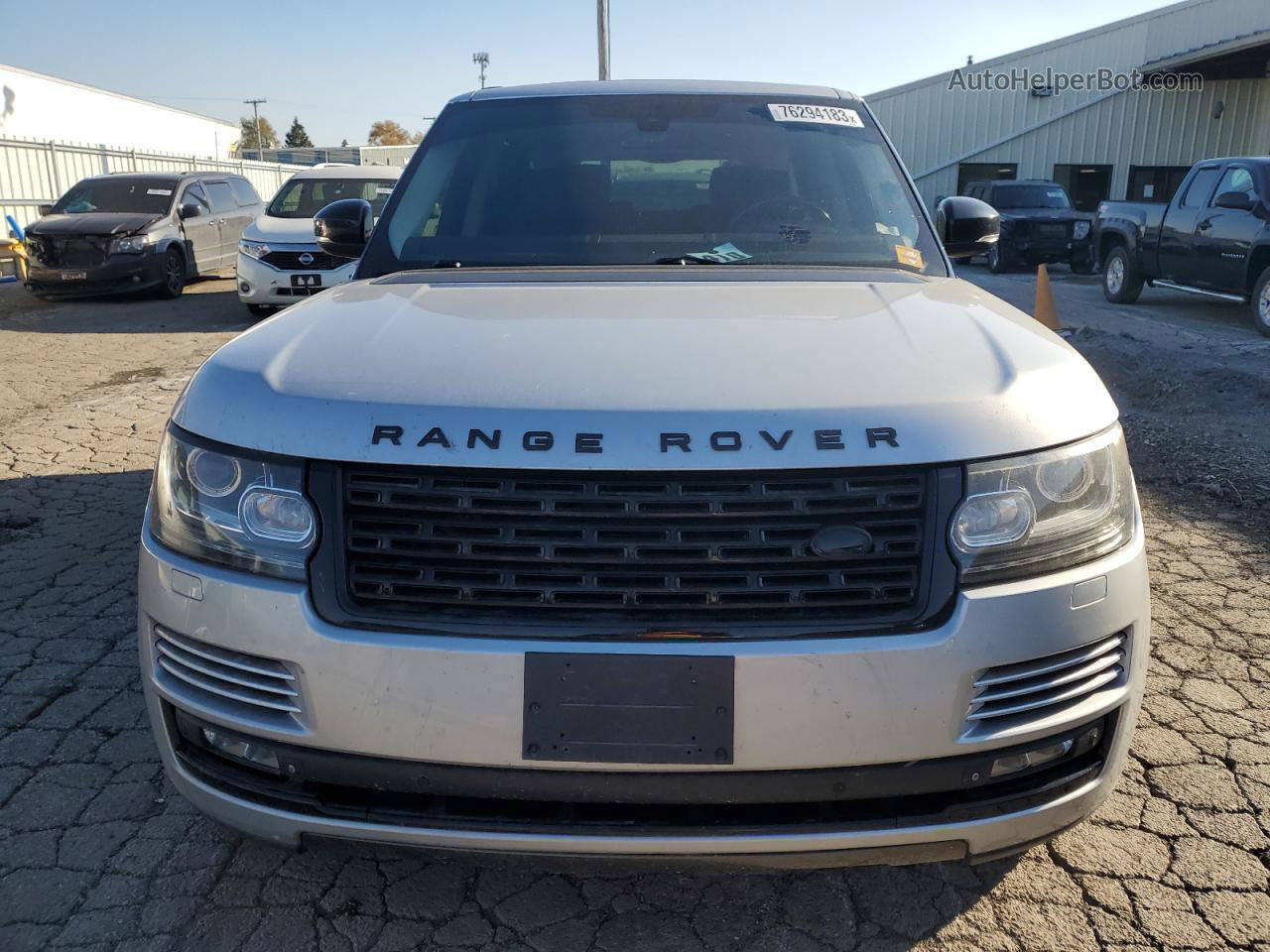 2014 Land Rover Range Rover Autobiography Silver vin: SALGV3TF0EA179345