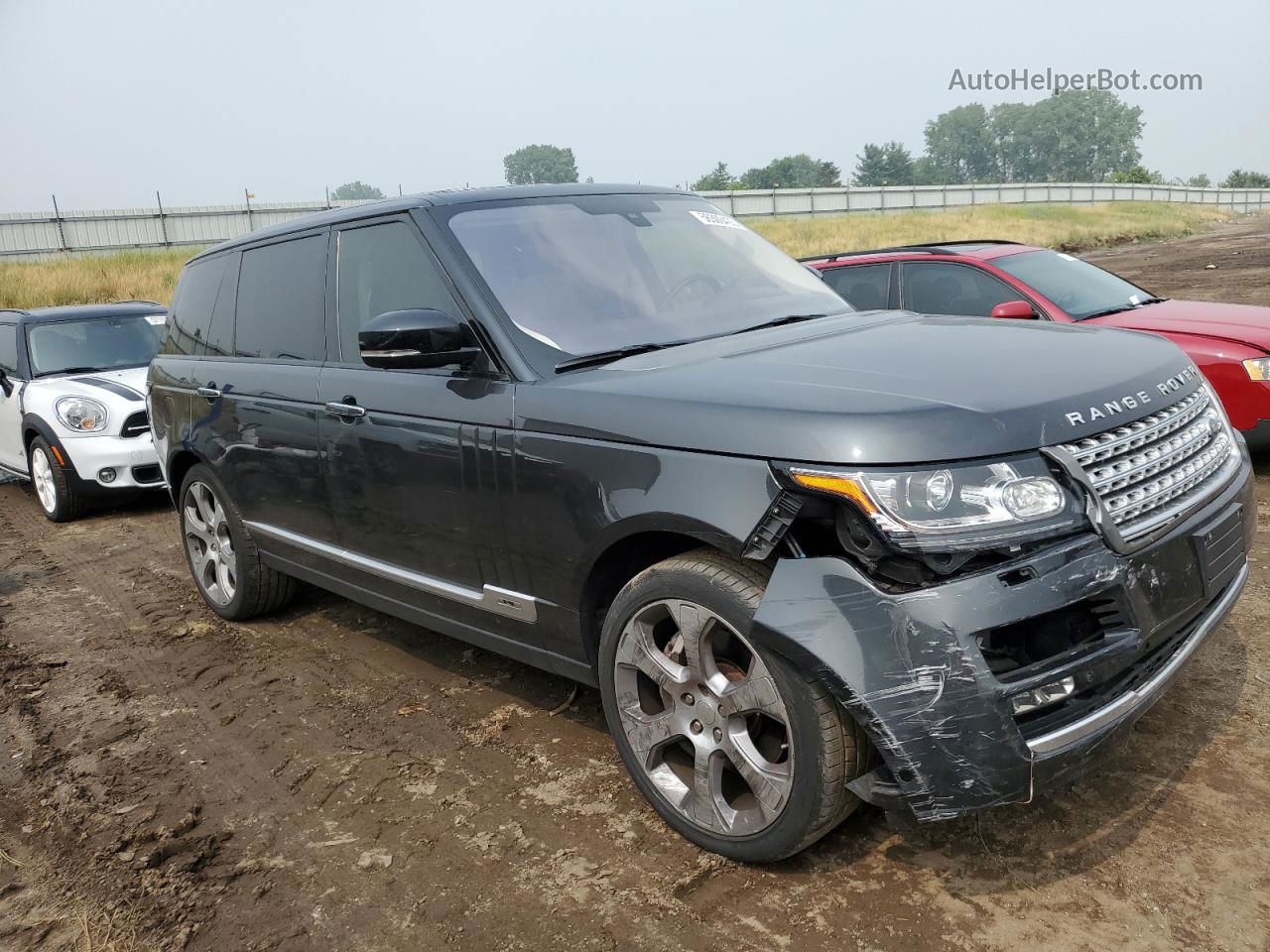 2015 Land Rover Range Rover Autobiography Black vin: SALGV3TF1FA203928