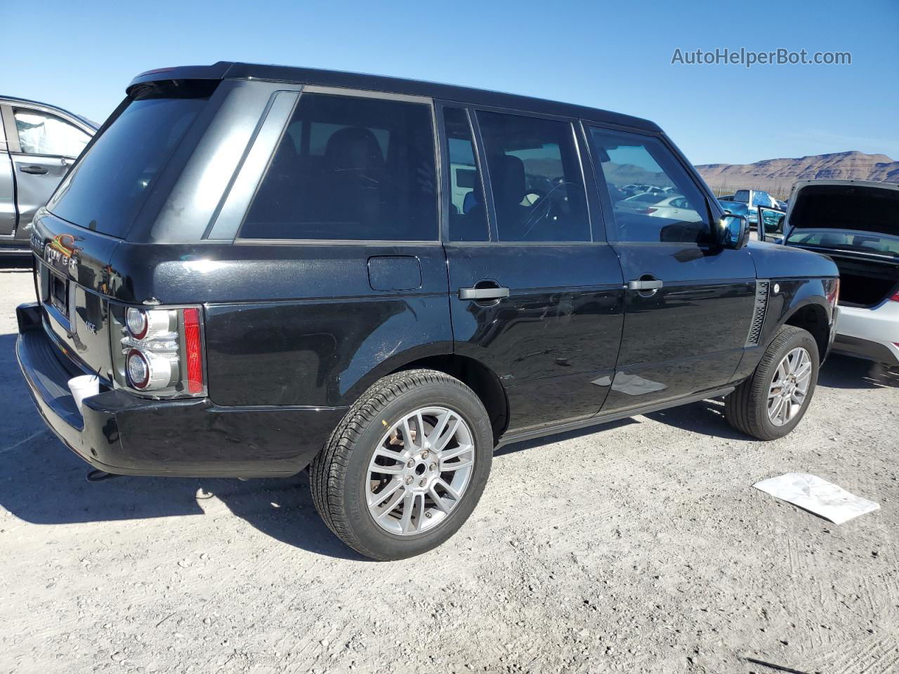 2011 Land Rover Range Rover Hse Black vin: SALME1D40BA352006