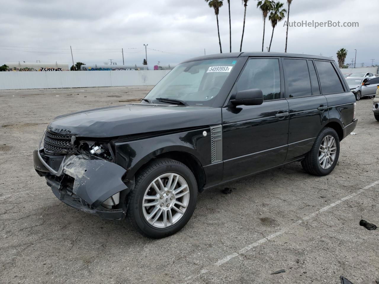 2011 Land Rover Range Rover Hse Black vin: SALME1D41BA351155