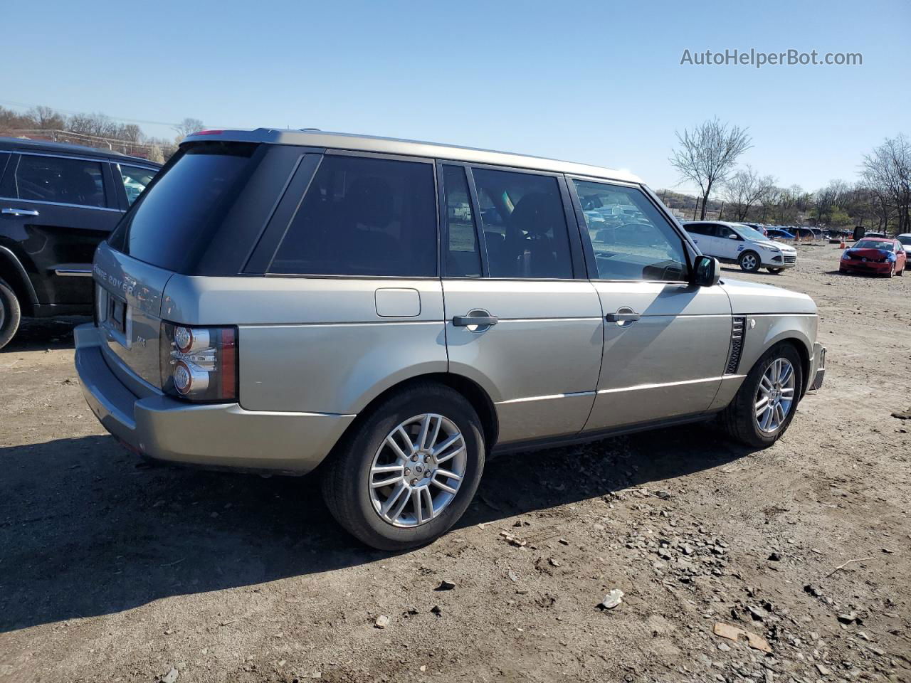 2011 Land Rover Range Rover Hse Серебряный vin: SALME1D42BA336860