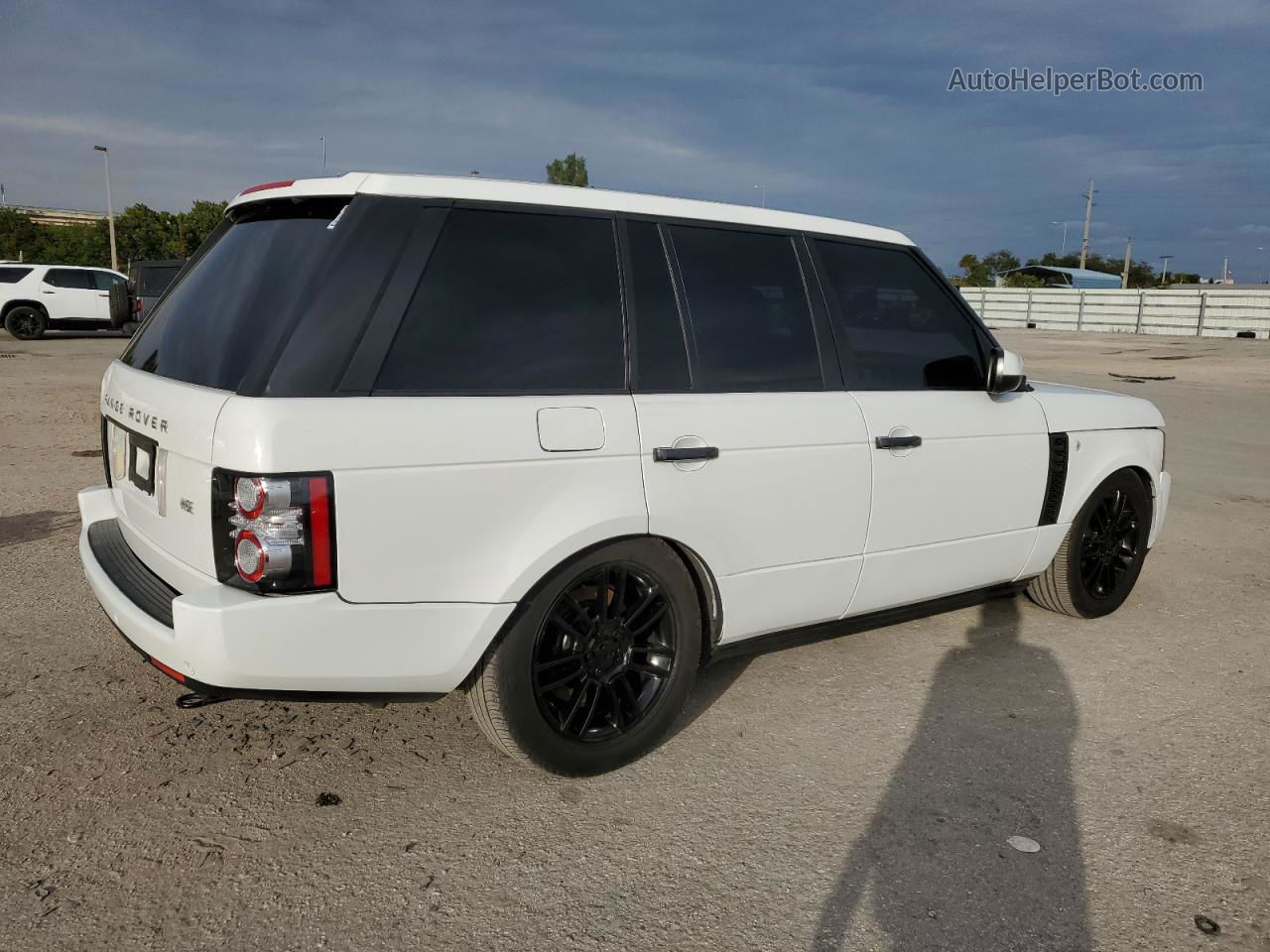 2011 Land Rover Range Rover Hse White vin: SALME1D42BA348538