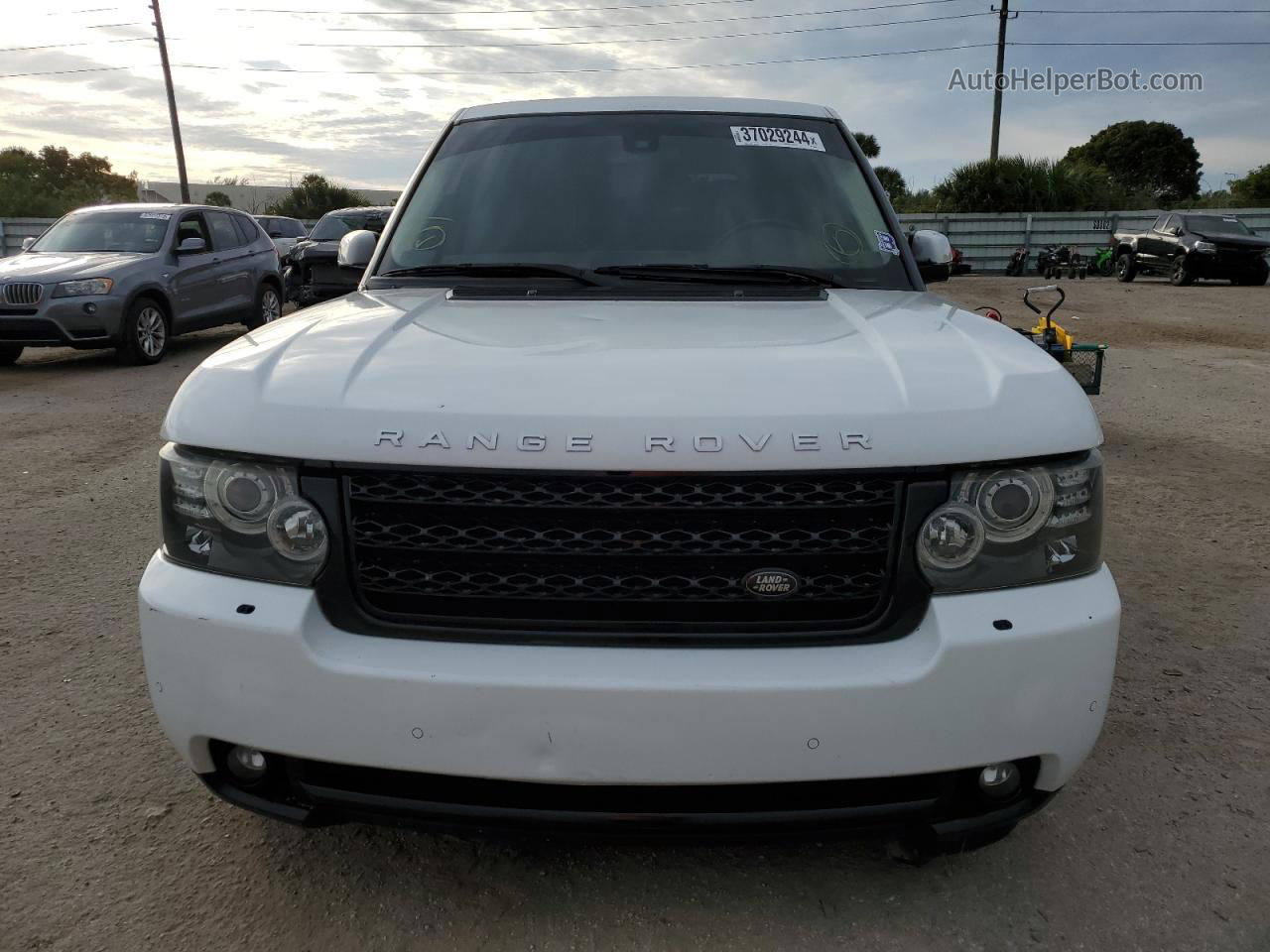 2011 Land Rover Range Rover Hse White vin: SALME1D42BA348538