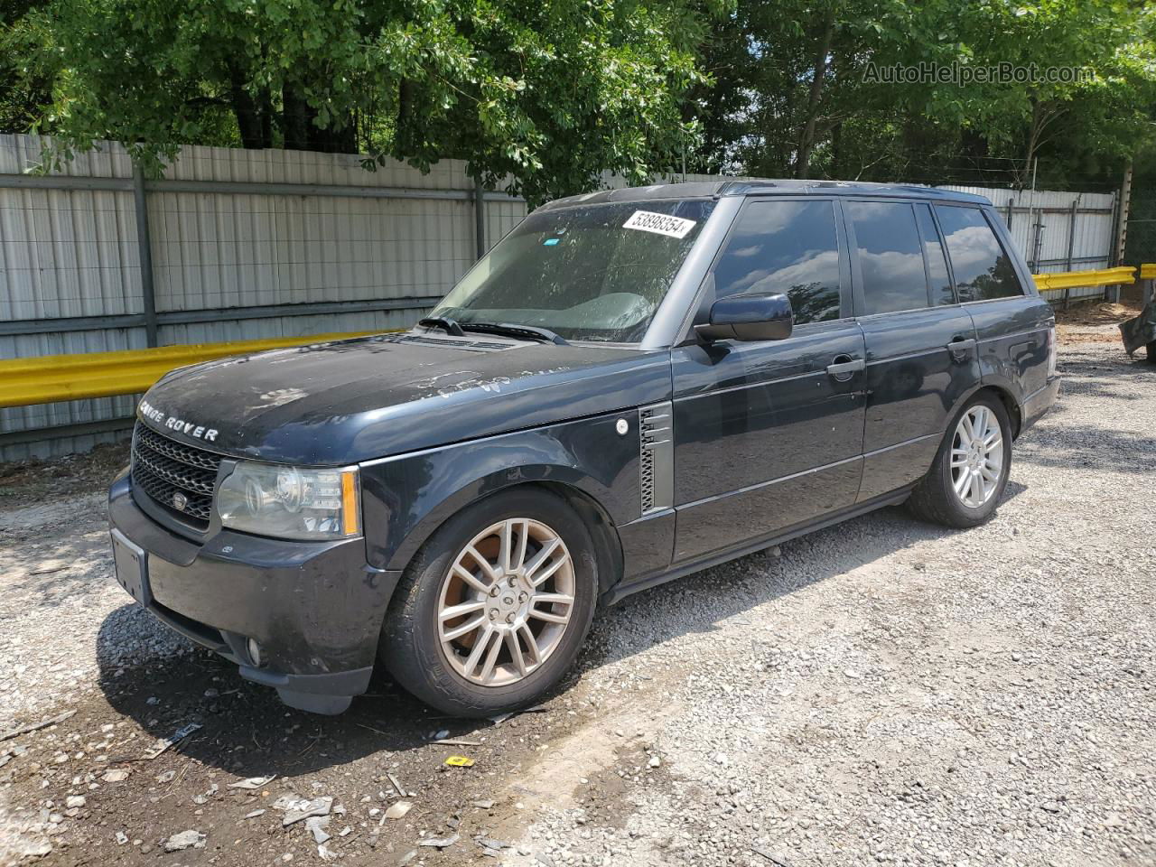 2011 Land Rover Range Rover Hse Charcoal vin: SALME1D43BA358785