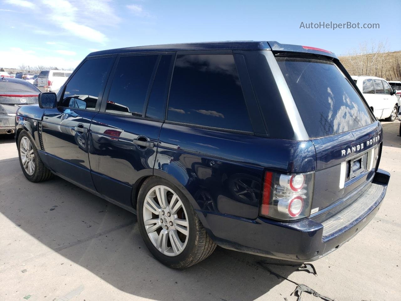 2011 Land Rover Range Rover Hse Blue vin: SALME1D44BA348900