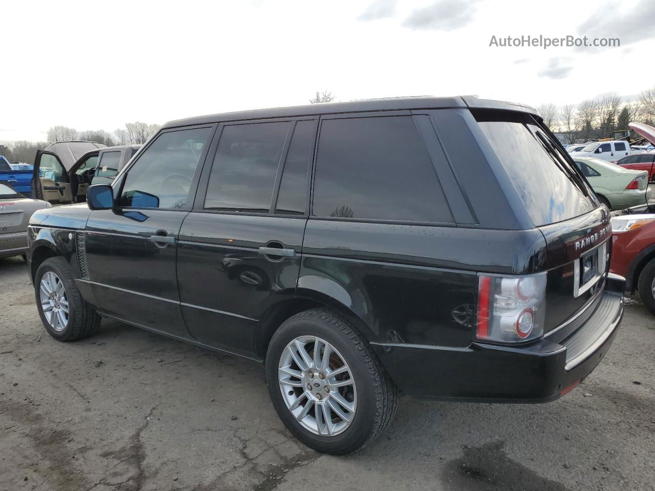 2011 Land Rover Range Rover Hse Черный vin: SALME1D45BA349909