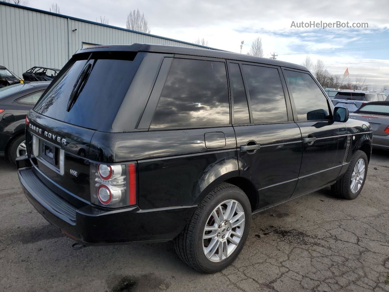 2011 Land Rover Range Rover Hse Black vin: SALME1D45BA349909