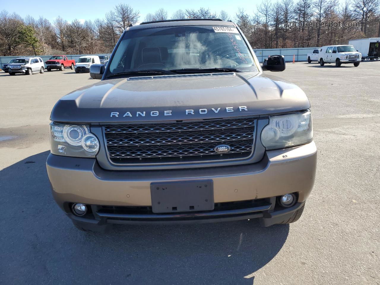 2011 Land Rover Range Rover Hse Gray vin: SALME1D47BA355498