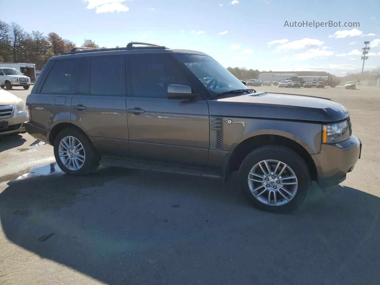 2011 Land Rover Range Rover Hse Gray vin: SALME1D47BA355498