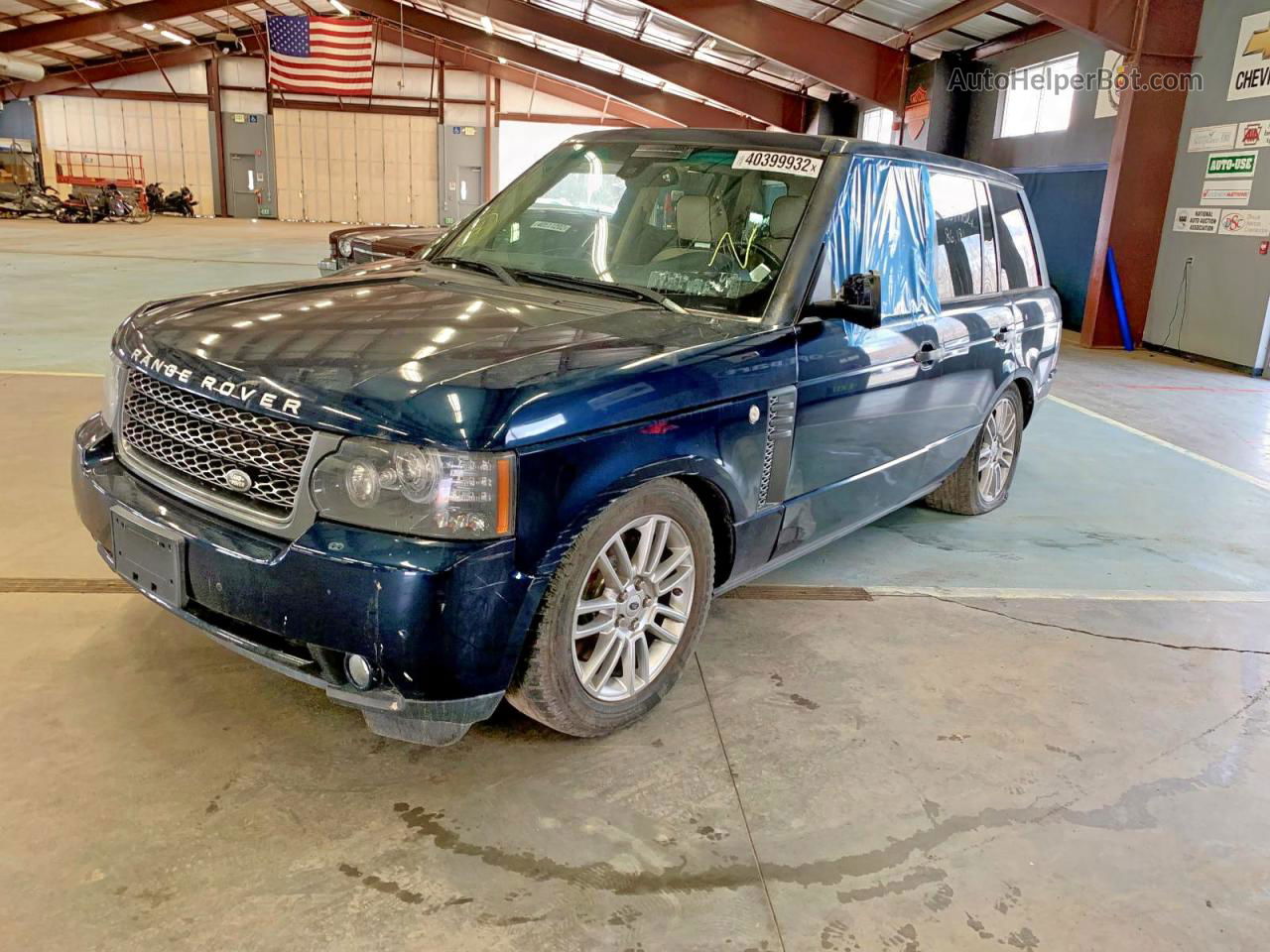 2011 Land Rover Range Rover Hse Blue vin: SALME1D48BA349564