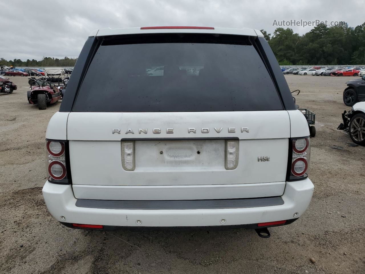 2011 Land Rover Range Rover Hse Белый vin: SALME1D4XBA340381