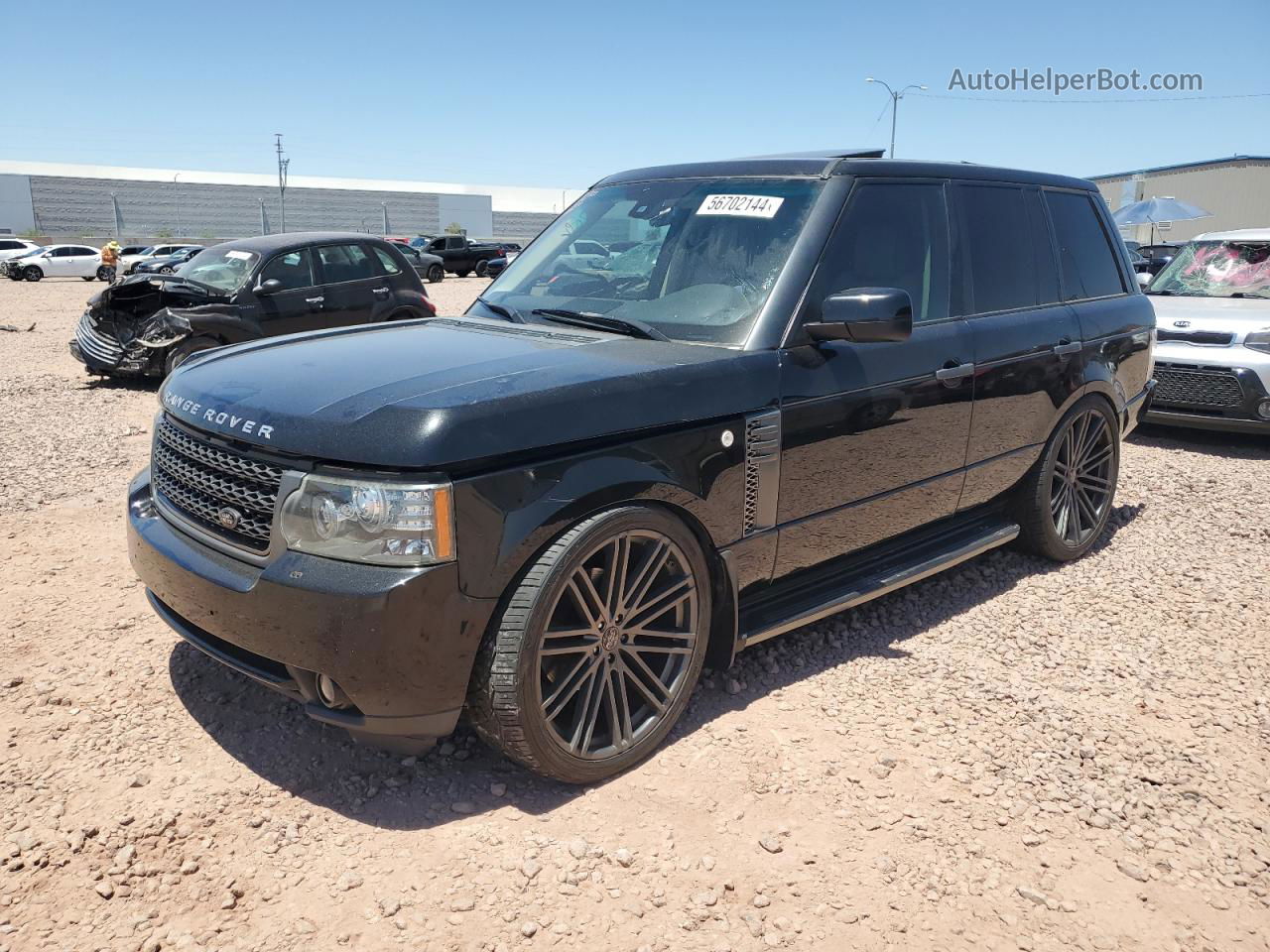 2011 Land Rover Range Rover Hse Luxury Black vin: SALMF1D40BA329807