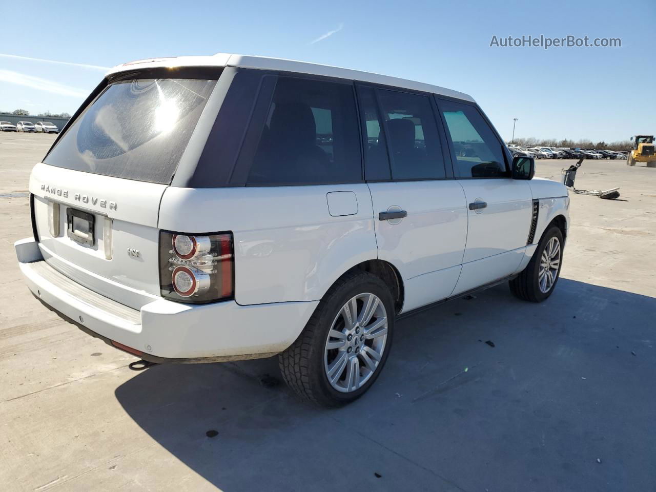 2011 Land Rover Range Rover Hse Luxury White vin: SALMF1D41BA333333