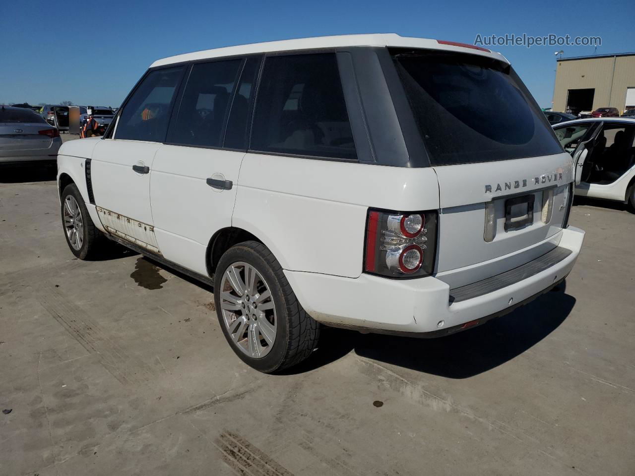 2011 Land Rover Range Rover Hse Luxury White vin: SALMF1D41BA333333