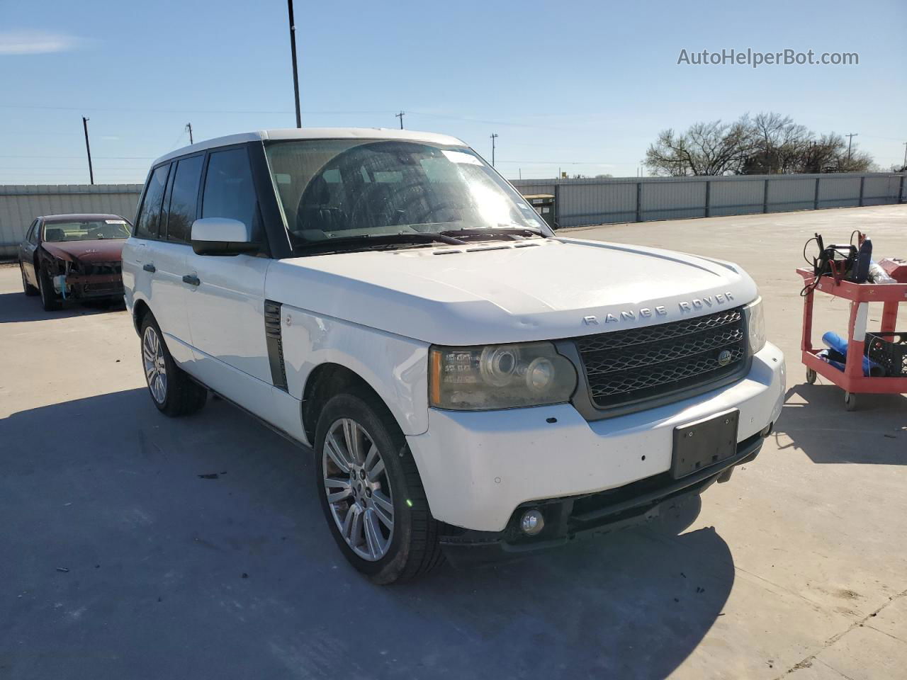 2011 Land Rover Range Rover Hse Luxury White vin: SALMF1D41BA333333