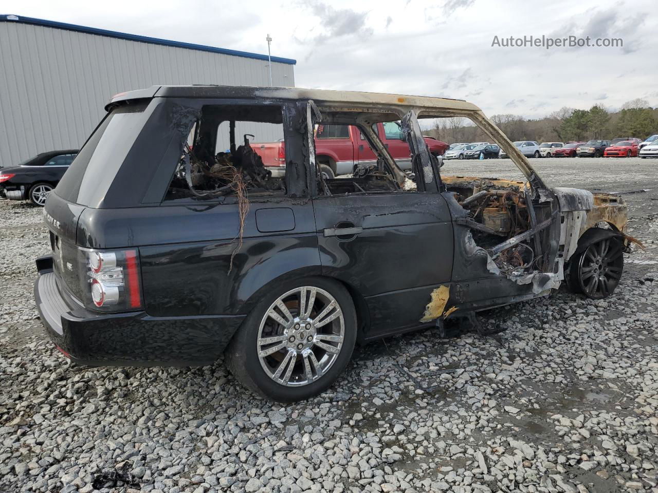 2011 Land Rover Range Rover Hse Luxury Черный vin: SALMF1D42BA332112