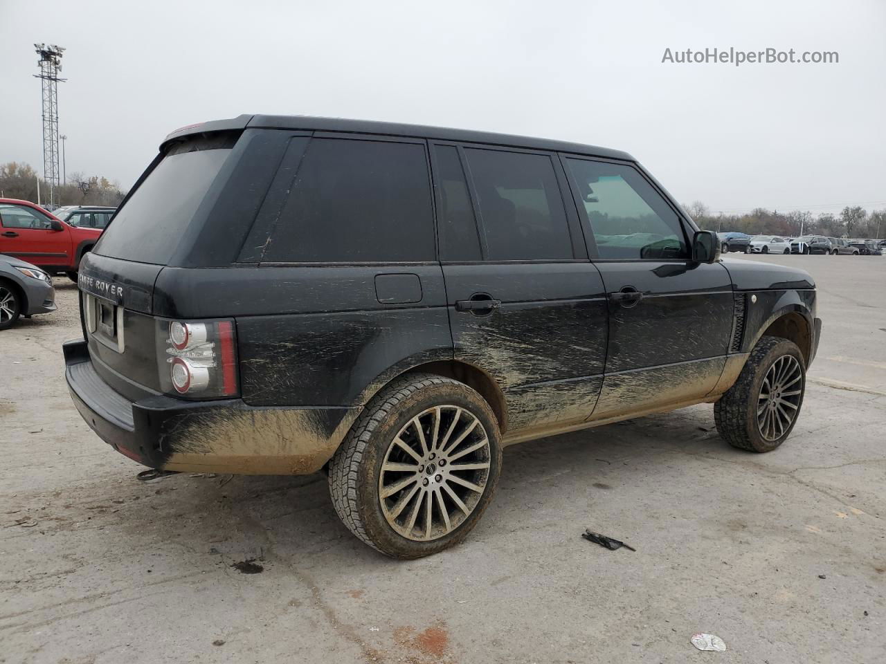 2011 Land Rover Range Rover Hse Luxury Черный vin: SALMF1D42BA333213