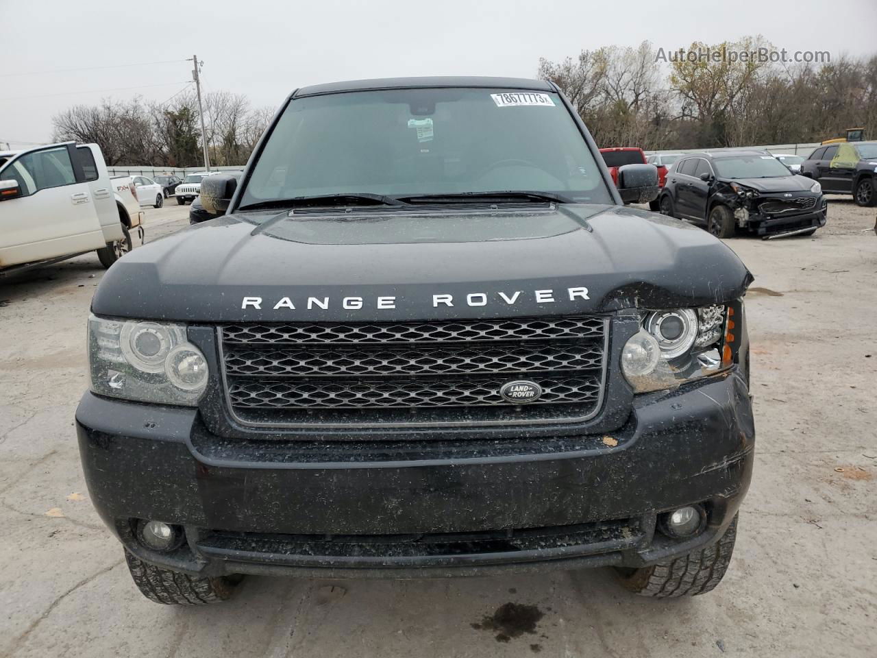 2011 Land Rover Range Rover Hse Luxury Черный vin: SALMF1D42BA333213