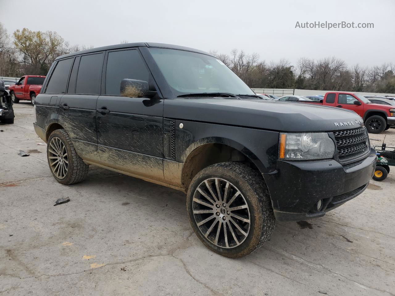 2011 Land Rover Range Rover Hse Luxury Black vin: SALMF1D42BA333213