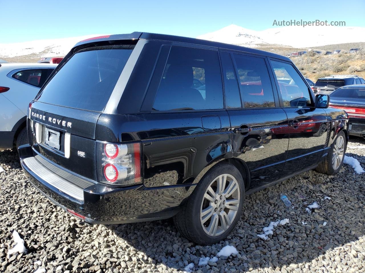 2011 Land Rover Range Rover Hse Luxury Black vin: SALMF1D42BA342073