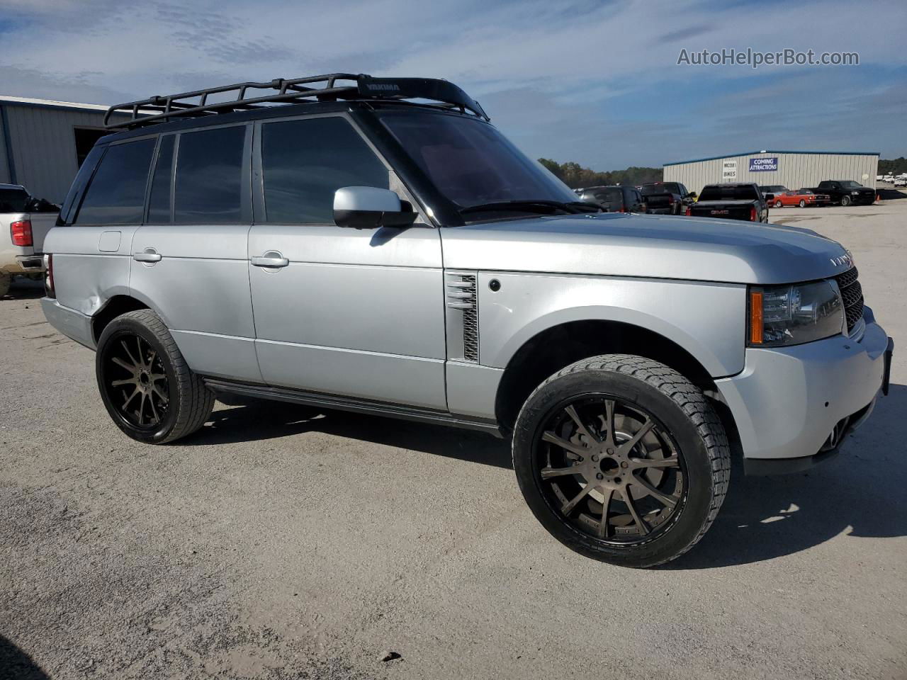 2011 Land Rover Range Rover Hse Luxury Silver vin: SALMF1D42BA355759