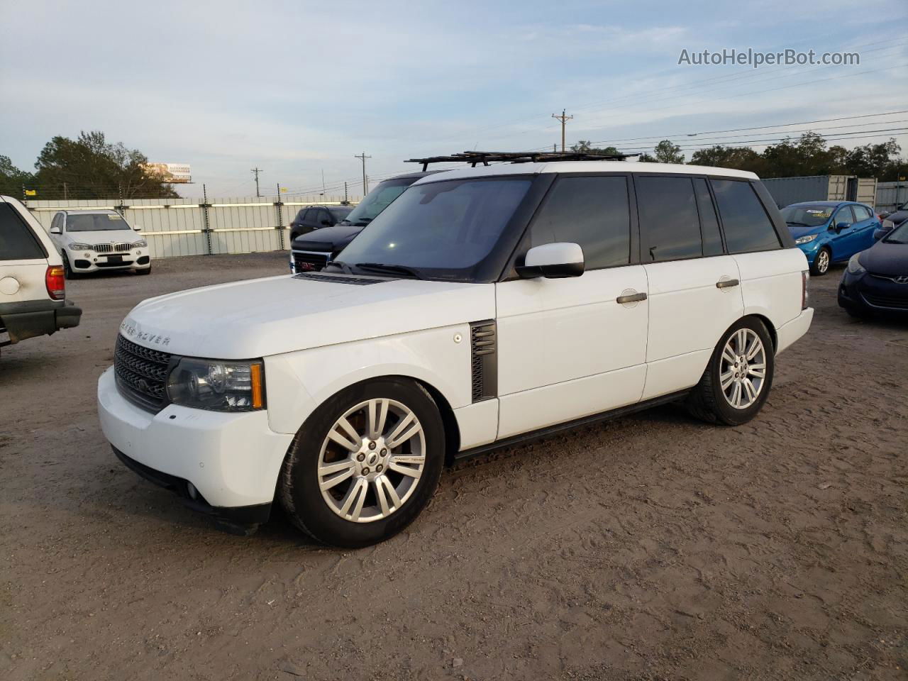 2011 Land Rover Range Rover Hse Luxury White vin: SALMF1D43BA356788