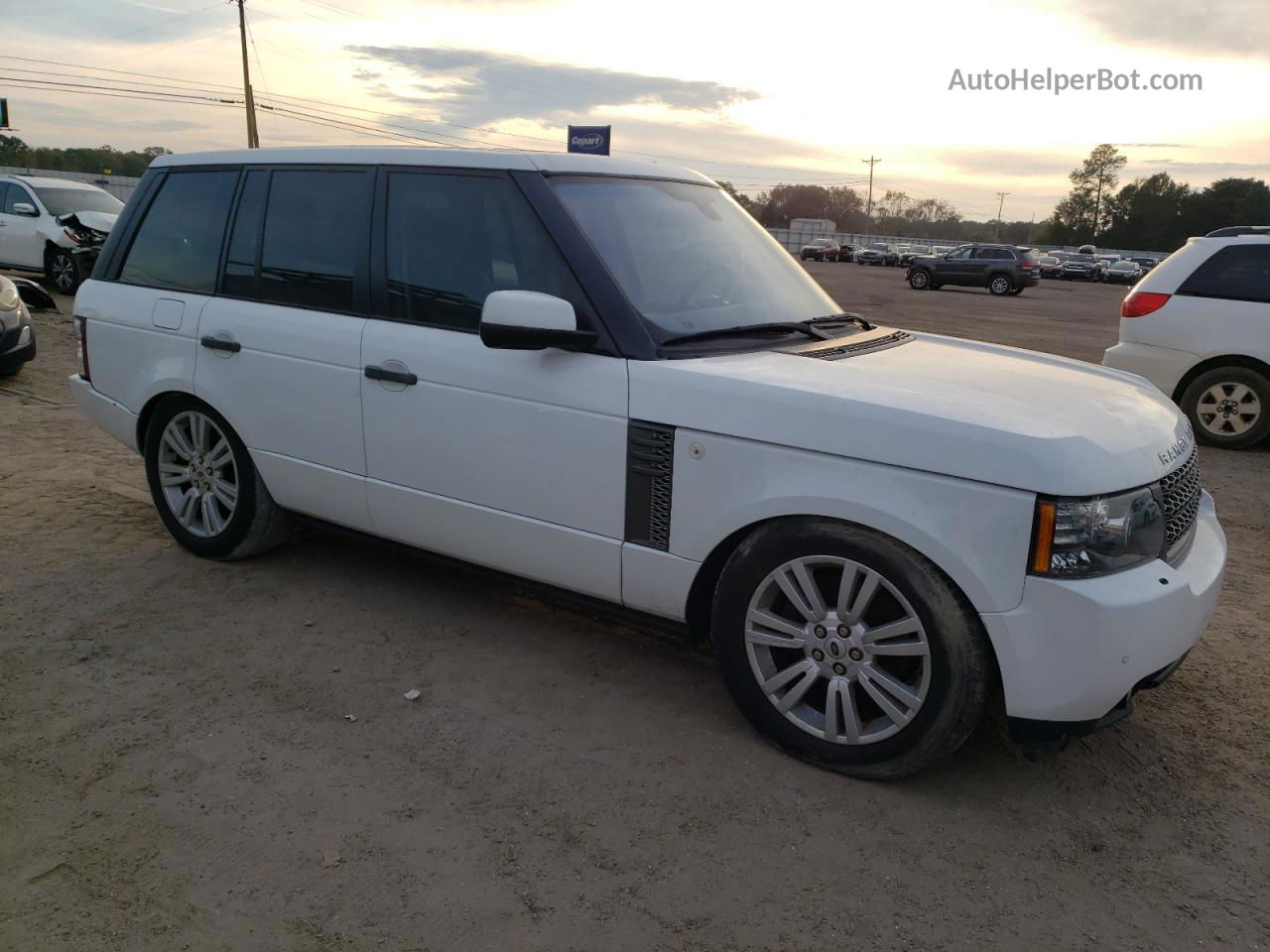 2011 Land Rover Range Rover Hse Luxury White vin: SALMF1D43BA356788