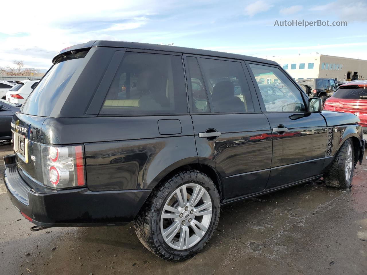 2011 Land Rover Range Rover Hse Luxury Черный vin: SALMF1D44BA349073