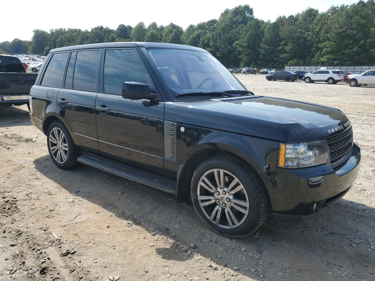 2011 Land Rover Range Rover Hse Luxury Черный vin: SALMF1D44BA355407