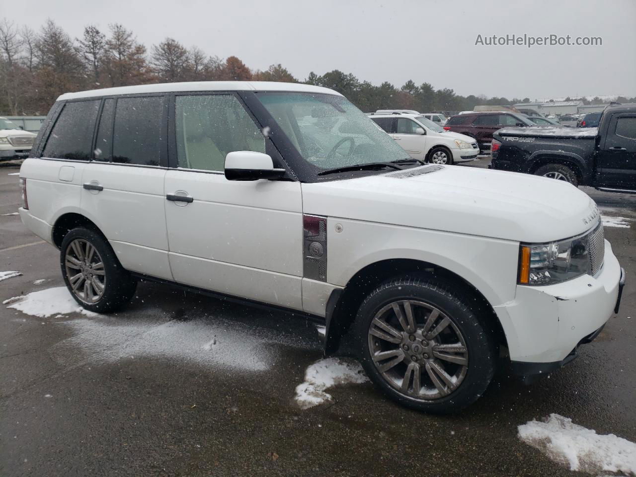 2011 Land Rover Range Rover Hse Luxury White vin: SALMF1D45BA339426