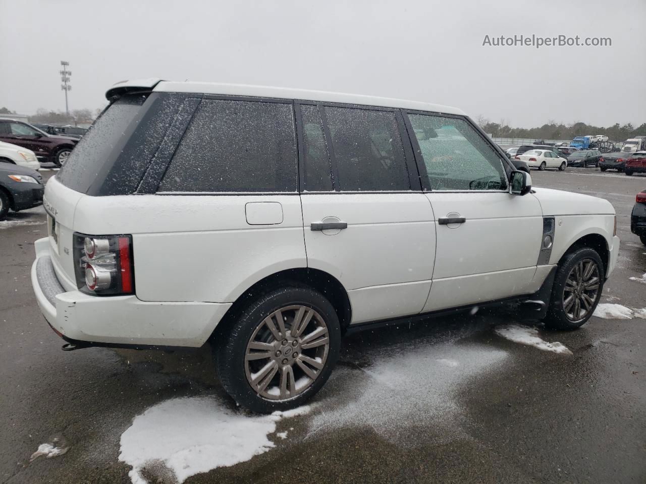 2011 Land Rover Range Rover Hse Luxury White vin: SALMF1D45BA339426