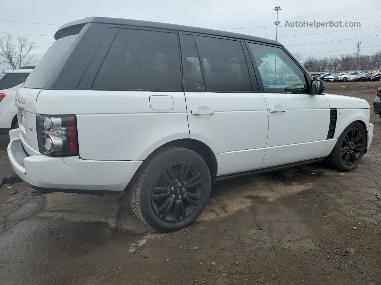 2011 Land Rover Range Rover Hse Luxury White vin: SALMF1D46BA356865