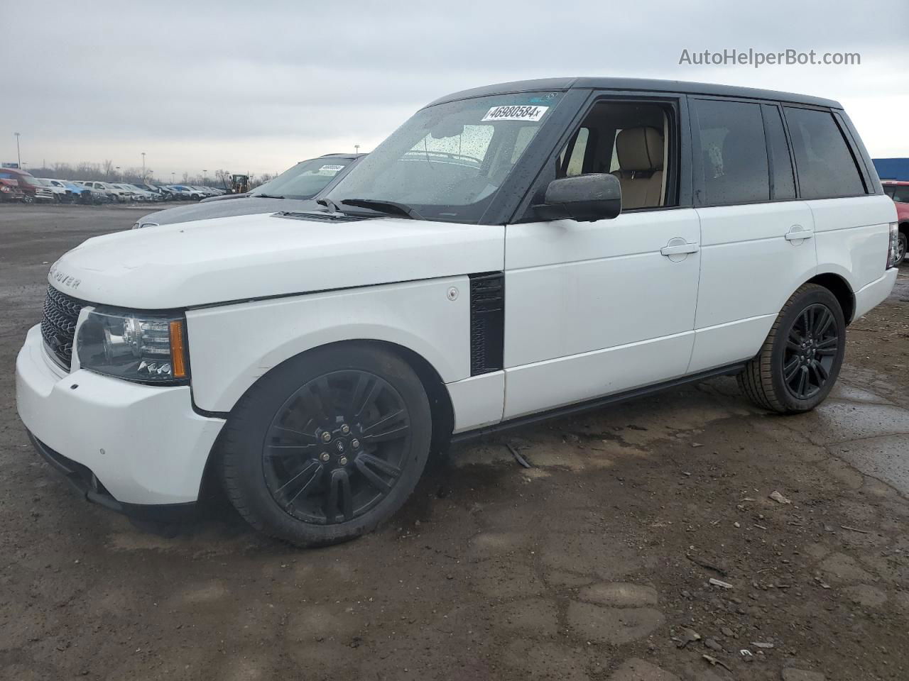 2011 Land Rover Range Rover Hse Luxury Белый vin: SALMF1D46BA356865