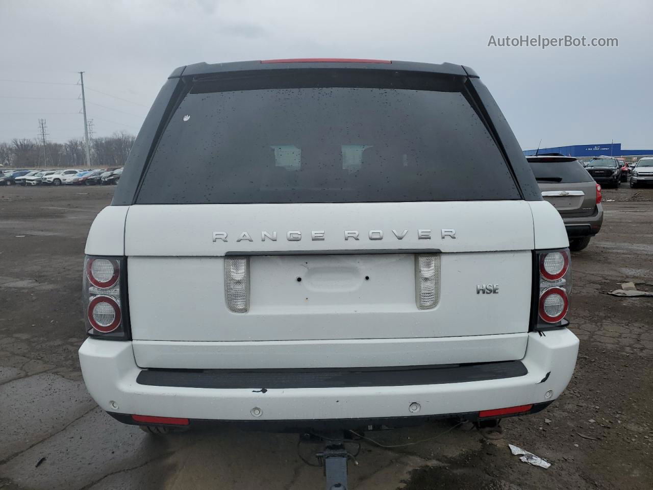 2011 Land Rover Range Rover Hse Luxury Белый vin: SALMF1D46BA356865