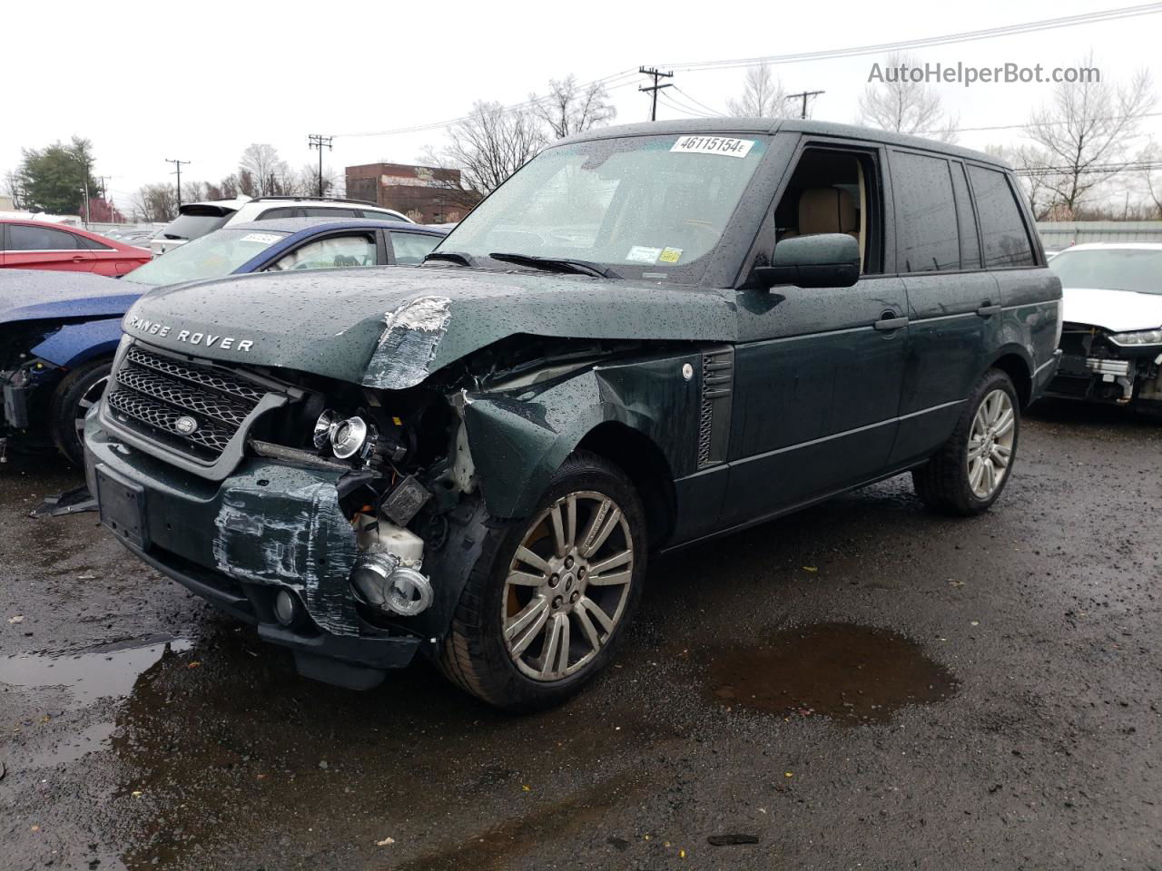 2011 Land Rover Range Rover Hse Luxury Green vin: SALMF1D47BA338780