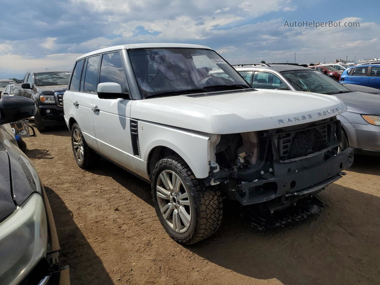 2011 Land Rover Range Rover Hse Luxury Белый vin: SALMF1D48BA353367